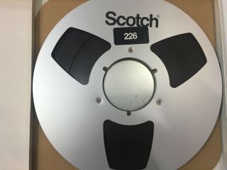 Scotch Reel To Reel Tape 10.  5 Inch Metal Reel - 226,  Memphis Orchestra Recording