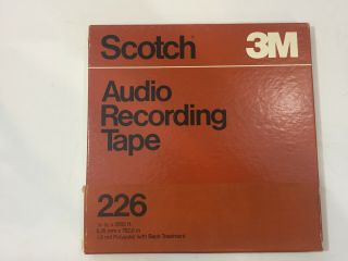 Scotch Reel to Reel Tape 10.  5 Inch Metal Reel - 226,  Memphis Orchestra Recording 2