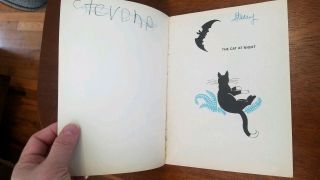 3 Vintage Children ' s Cat Books - 101 Black Cats,  Cat At Night,  Rich Cat Poor Cat 3