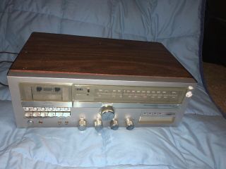 Vintage Jc Penney Am/fm Stereo/8 Track And Cassette Player Recorder