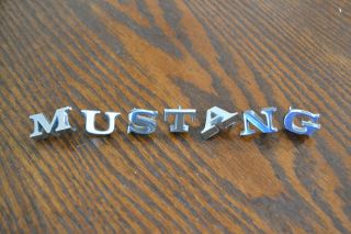 Ford Mustang Trunk Letters Emblem 7pc Oem 1967 1968 1969 1970 Vtg