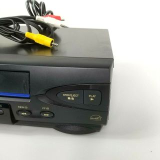 Panasonic PV - V4022 - A 4 Head Omnivision VHS VCR Player With Audio Video Cable 2