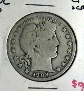 Vintage 1902 O Barber Half Buy It Now Great Collector Coin