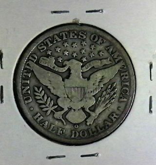 vintage 1902 O Barber half Buy it Now great collector coin 2