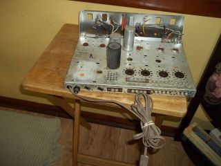 Vintage The Fisher Model X - 100 - B Tube Amplifier Chassis (Partial) 2