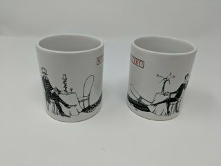 Vintage Edward Gorey Murder Mystery Coffee Mug Japan