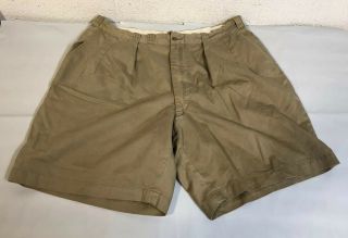Vtg 1957 Us Army Khaki Cotton Shorts Men’s Uniform Tan Tropical Jungle Mesh Set