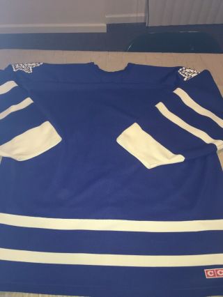 Vtg Blue Toronto Maple Leafs Xxl CCM NHL Hockey 7