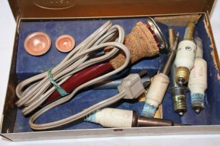 Vintage Ungar Soldering Iron With 5 Tips