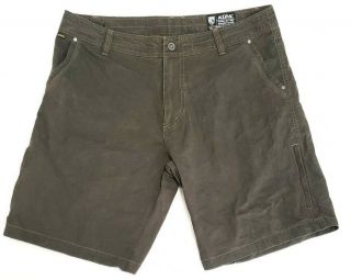 Kuhl Mens Pants Size 38 Shorts Hiking Outdoors Vintage Patina Dye Brown
