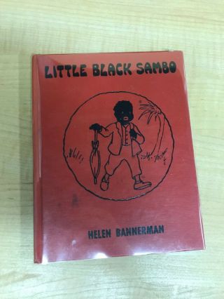 Little Black Sambo Helen Bannerman Red Hardcover