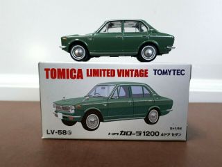 Tomytec Tomica Limited Vintage Lv - 58b Toyota Corolla 1200