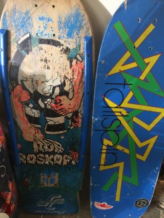 Vintage Santa Cruz Rob Roskopp Og Skateboard Deck