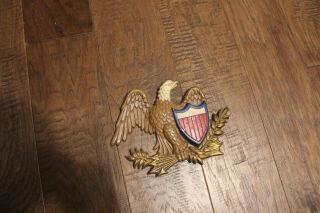 Sexton Usa 576 Vintage Cast Metal American Eagle Wall Hanging Plaque