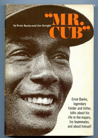 Mr.  Cub Ernie Banks Hc Book 1971 Chicago Cubs Major League Baseball Dj Photos