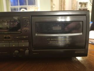Pioneer Stereo Double Cassette Deck CT - W205R 3