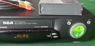 RCA VR702HF VCR 4 Head VHS Player Recorder - Great - Quick Ship 3