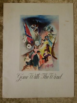 Gone With The Wind First Edition 1939 Promotional Booklet With Centerfold Poster