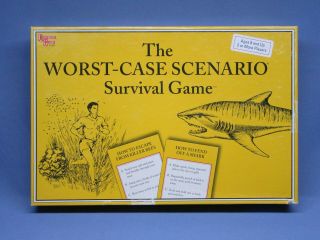 Vintage Pre - Owned “the Worst - Case Scenario Survival Game” Board Game Great Cond