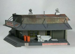 Vintage HO Scale Train Building Detailed House Factory Model plumber Shop 7