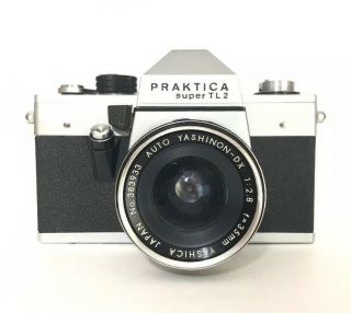 Praktica Tl2 35mm Vintage Compact Film Camera & Yashinon - Dx 35mm Auto Lens