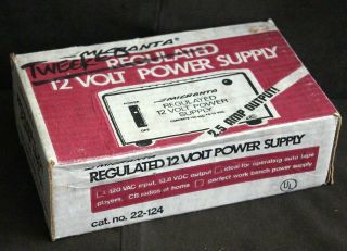 Vintage Micronta Regulated 12 Volt Power Supply 22 - 124 2.  5,  AMP Output 2