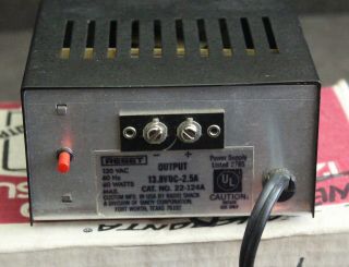 Vintage Micronta Regulated 12 Volt Power Supply 22 - 124 2.  5,  AMP Output 3