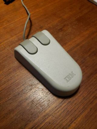 Vintage Ibm Ps/2 Two Button Mouse Model 6450350,  &