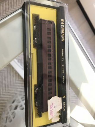 Vintage N Scale Train Bachmann Pennsylvania Standard Combine Lighted 5