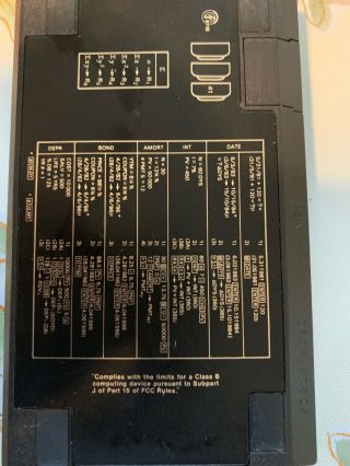 Vintage Hewlett Packard HP 12C Financial Calculator 3