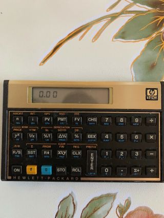 Vintage Hewlett Packard HP 12C Financial Calculator 5