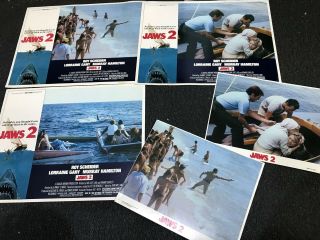 Vintage Jaws 2 1978 Movie Poster Lobby Card Lithograph Prints