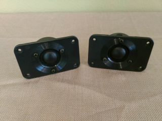 Realistic Sd - 60 1 " Dome Tweeter Pair / Pulled From Minimus 7 40 - 2030c /