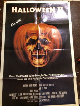 Halloween Ii Vintage Movie Poster