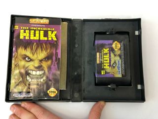 Vintage 1994 Sega Genesis Pair Complete Incredible Hulk w/ Poster & Spiderman 6