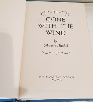TOP PRODUCT VINTAGE HARDCOVER BOOK - GONE WITH THE WIND Margaret Mitchell 1964 3