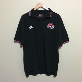 Perth Glory Kappa Polo Shirt Soccer Football Vintage 90 
