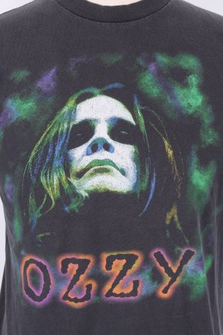 Vtg 90s Ozzy Osbourne Metal Rock Tour T Shirt Usa Mens Size Large