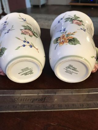 Princess House Exclusive Vintage Garden 12 Oz Coffee Tea Cup Mug Pair Set Of Two 4
