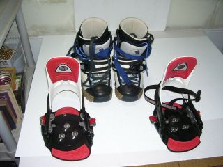 Vintage Burton Step In Snowboard Boots And Bindings Womens Size 6
