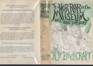The Horror In The Museum By H.  P.  Lovecraft - Arkham House 1970 Book & Dj Vg,
