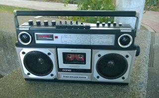 Vintage 80s Boombox Ghettoblaster,  Generic Brand From Germany