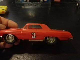 Vintage Eldon 1/32 Scale 1963 Chevy Impala Stock Car Slot Car Red