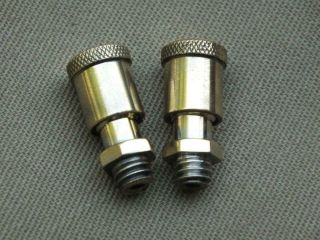 Small Pair Vintage Brass Grease Cups Stationary Engine Steam Engine