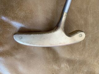 Vintage Wide Sole Bullseye putter/chipper Combo? MLO? 35” Leather Grip 3