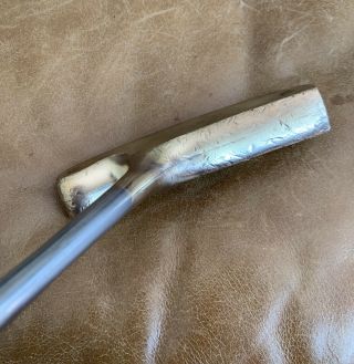 Vintage Wide Sole Bullseye putter/chipper Combo? MLO? 35” Leather Grip 5