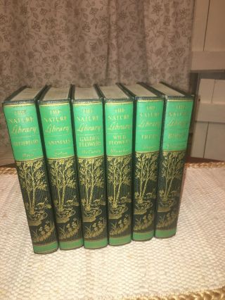 The Nature Library Doubleday Doran Vintage Set Of 6 Illustrated 1926 Books L@@k
