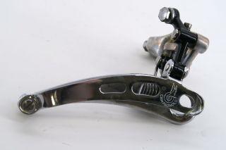 Vintage Campagnolo Record Road Bike Front Derailleur 28.  6mm Clamp On