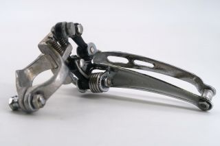 Vintage Campagnolo Record Road Bike Front Derailleur 28.  6mm Clamp On 3