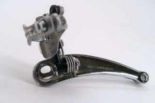 Vintage Campagnolo Record Road Bike Front Derailleur 28.  6mm Clamp On 4